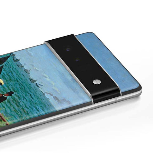 Claude Monet The Terrace at Sainte-Adresse Google Pixel 6 Pro Skin